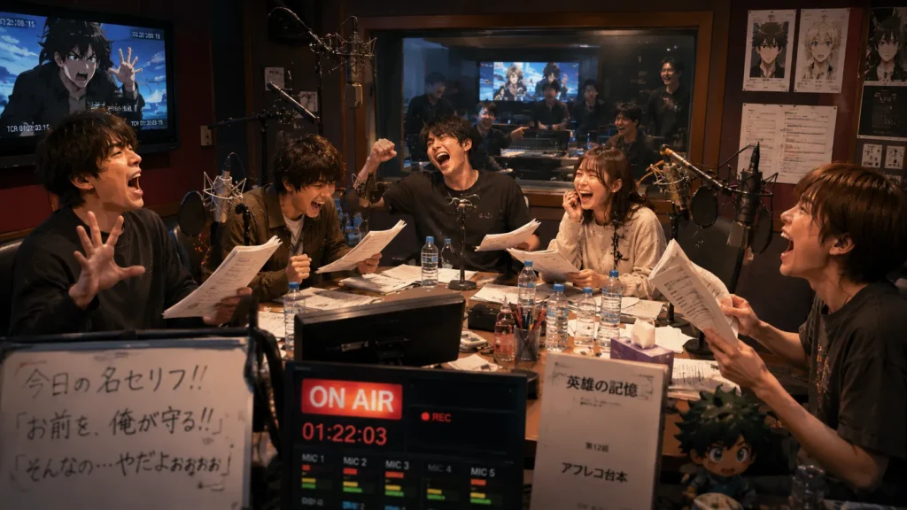Voice studio chaos