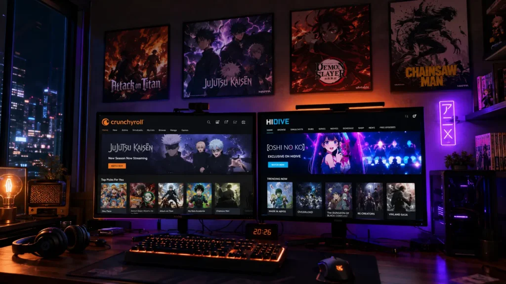 Crunchyroll Vs Hidive