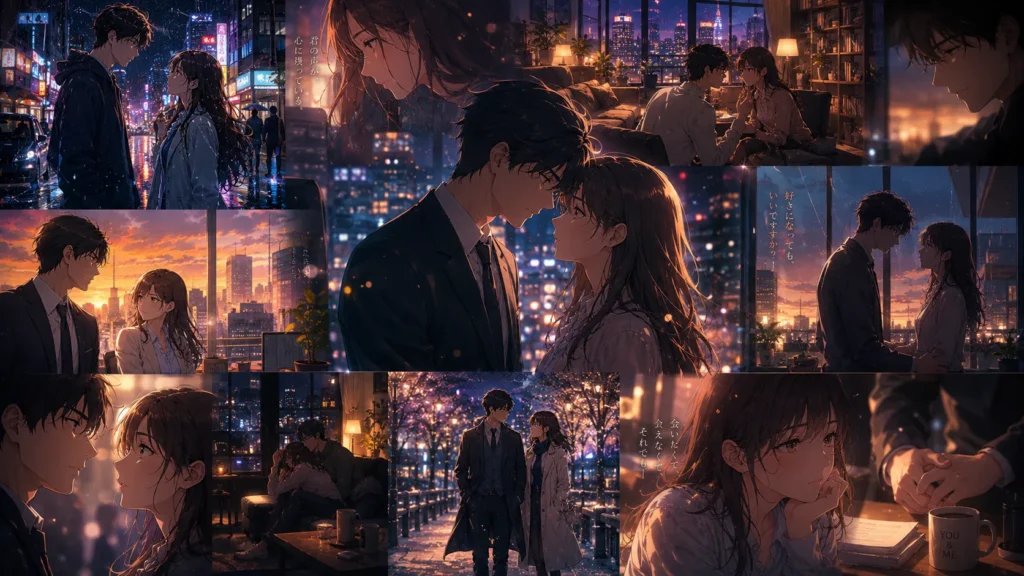 Romantic Anime Collage