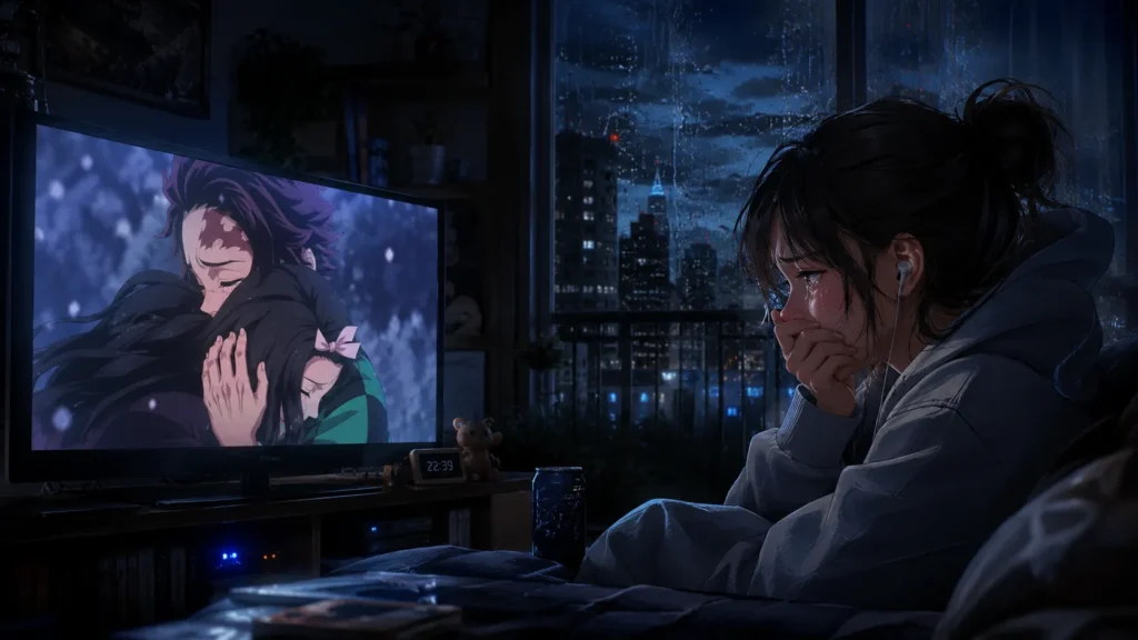 Watching Saddest Animes
